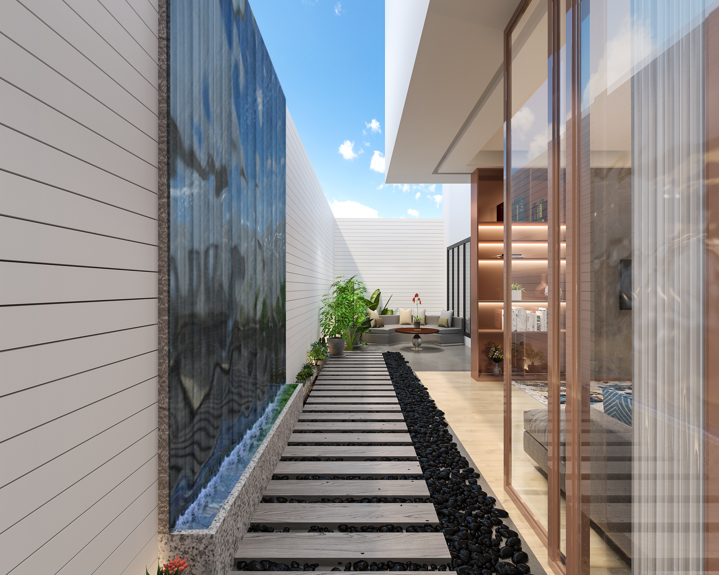 設計師Yeung Sze Man, Blair工作紀錄: 2400 s.f. modern residential interior design 